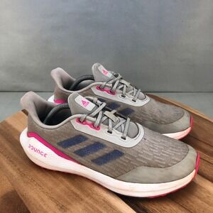 Adidas EQ21 Running Shoes Youth Size 5 Gray Lightweight Cushioned Comfort